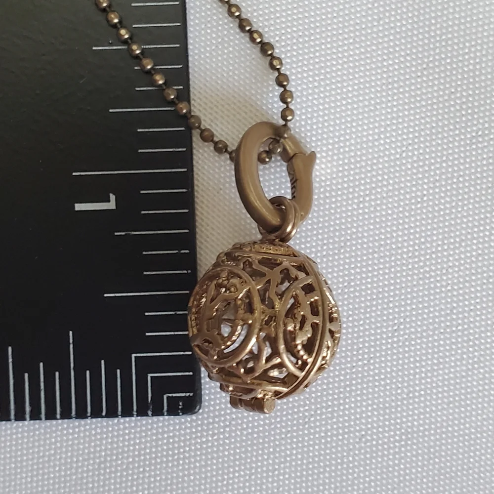 Lisa Hoffman Japanese Agarwood Charm Pendant Necklace 22" - Picture 8 of 8